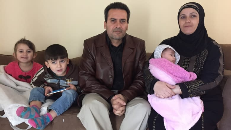 Syrian family living in frigid home with no kitchen ceiling