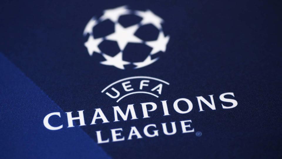 The UEFA Champions League banner