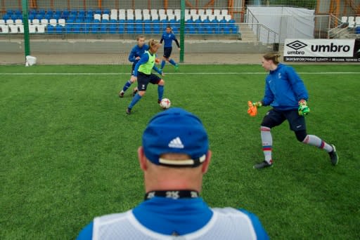 Female footballers at the Chertanovo club are still seeking acceptance in Russia's male-dominated sports world