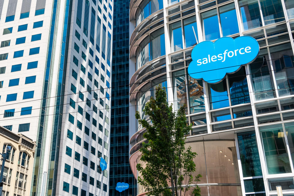 Salesforce topped Glassdoor's list of highest paying companies in the UK. Photo: Getty Images