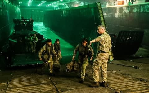 Royal Marines preparing for a Nato exercise in Denmark - Credit: Paul Hall