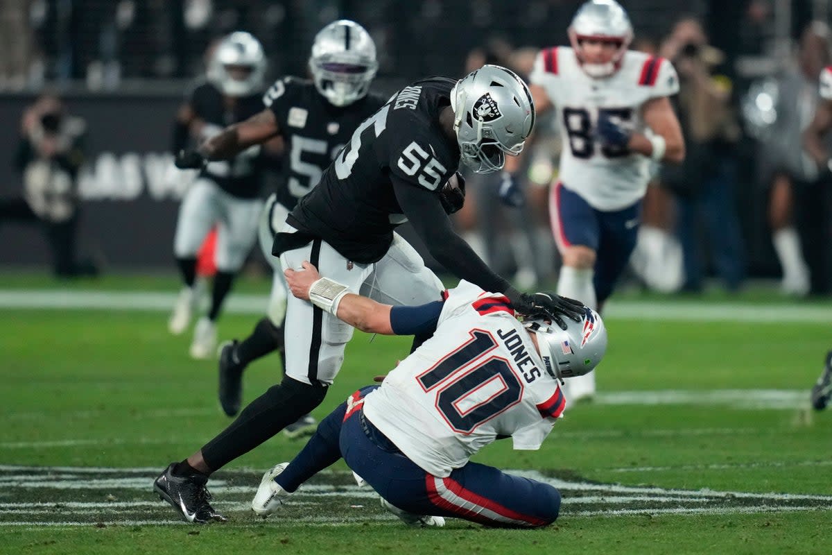 DEP-NFL PATRIOTS-RAIDERS (AP)