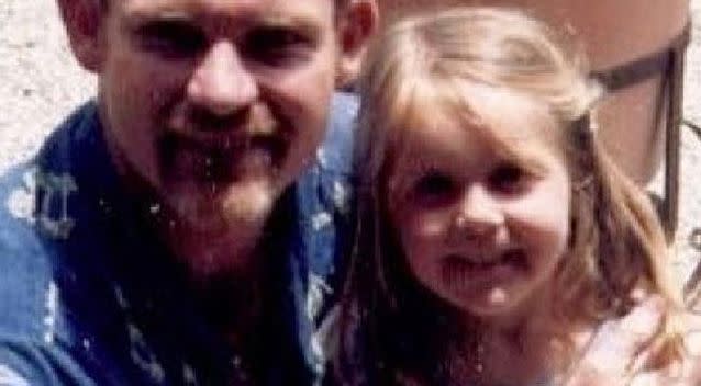 Lauren Sarene Key and her father Cameron Brown who will spend the rest of his life behind bars for her murder. Source: Supplied