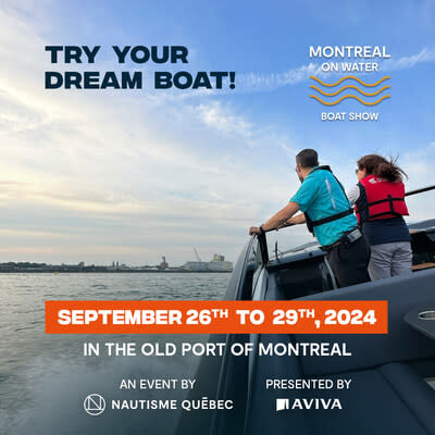 Bateau à flot de Montréal 2024 (CNW Group/Nautisme Québec)