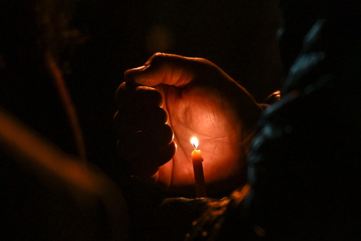 Edmonton Jewish candlelight vigil and community-wide Havdalah ceremony Artur Widak/NurPhoto via Getty Images