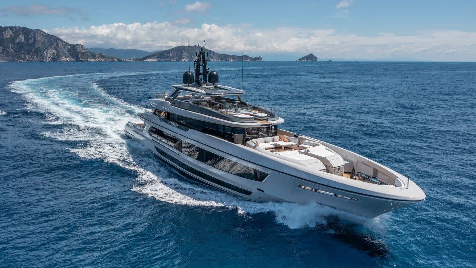 The 52-meter Baglietto T52, designed by Francesco Paszkowski Design, will also be on display. - Maurizio Paradisi