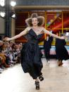 <p>Flamboyant dancers took to the catwalk.<br><i>[Photo: Getty]</i> </p>