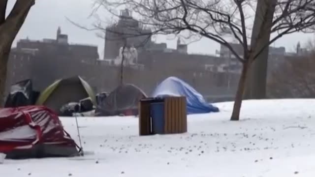 Homeless tents