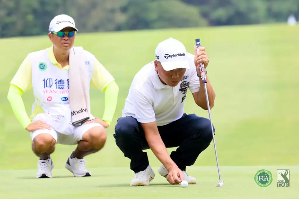 台灣選手呂偉智以兩回合總桿135桿-9暫並列第五Tpga 林聖凱攝影