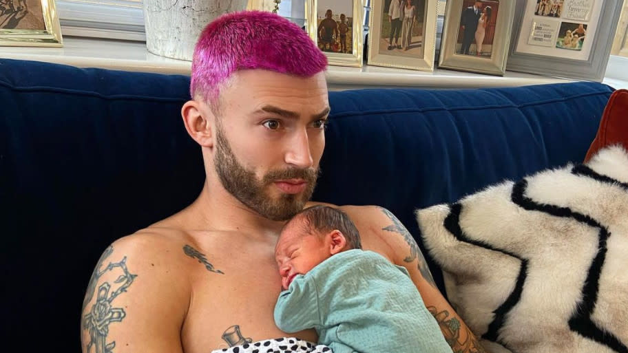 Jake Quickenden and son Leo. (Credit: Instagram/Jake Quickenden)