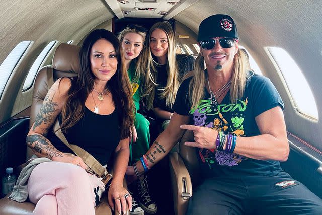 Michaels Entertainment Group Inc. Bret Michaels, Kristi Gibson and their daughters Jorja and Raine