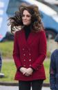 <p>El viento le jugó una mala pasada a Kate Middleton/Getty Images </p>