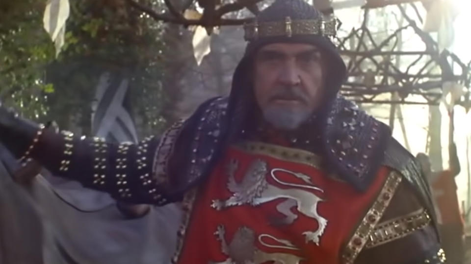 Sean Connery As King Richard - Robin Hood: Prince Of Thieves