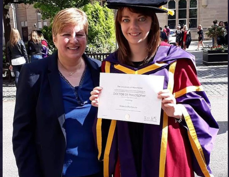 Julie Montacute (left) with her daughter Becky (Becky Montacute)