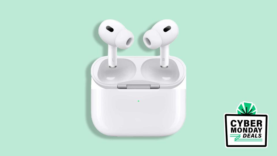 Get Apple AirPods Pro at the lowest price of the year at Amazon for Cyber Monday.