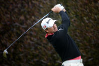 Graeme McDowell of Northern Ireland hits his tee shot on the first hole during the final round of the 112th U.S. Open at The Olympic Club on June 17, 2012 in San Francisco, California. (Photo by Harry How/Getty Images)