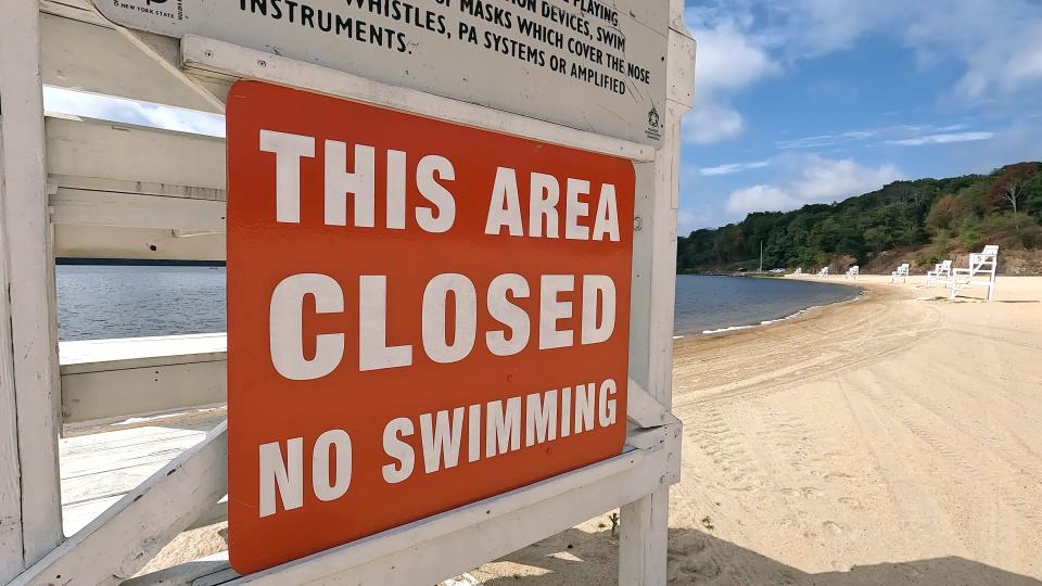 Lake Welch in Harriman State Park has been closed since June because of a harmful algal bloom Aug. 30, 2022.