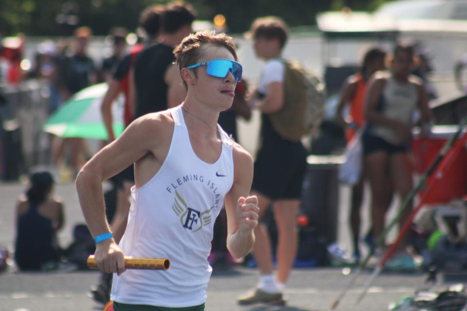 Fleming Island won the boys 4x800-meter relay at the Region 1-3A meet at UNF.