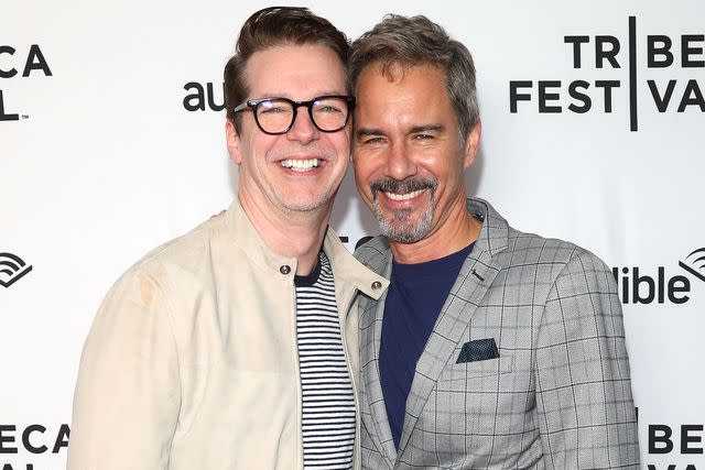 <p>Manny Carabel/Getty</p> Sean Hayes and Eric McCormack