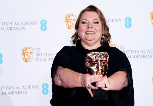 British Academy Film Awards 2022 – Press Room – London