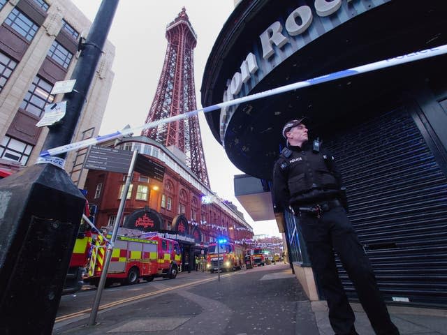 Blackpool Tower fire