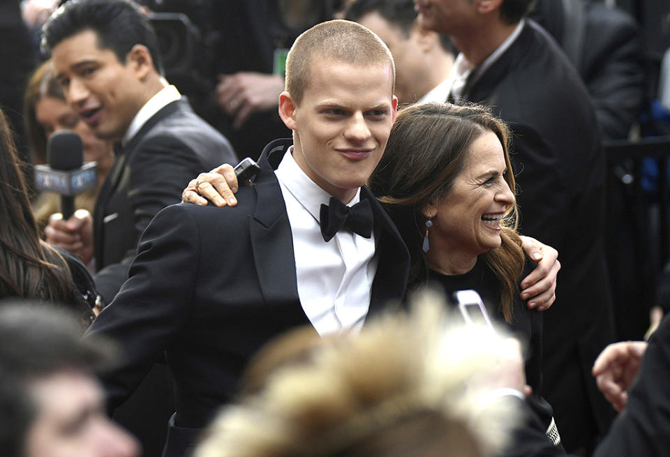 Lucas Hedges and his mom, Susan Bruce Titman