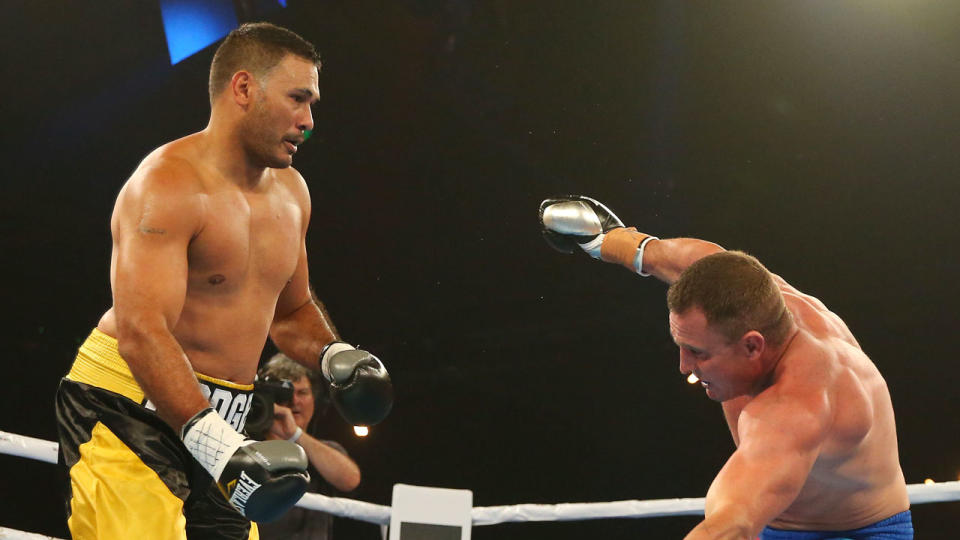 Justin Hodges won his first pro fight in a bizarre mismatch. Pic: Getty