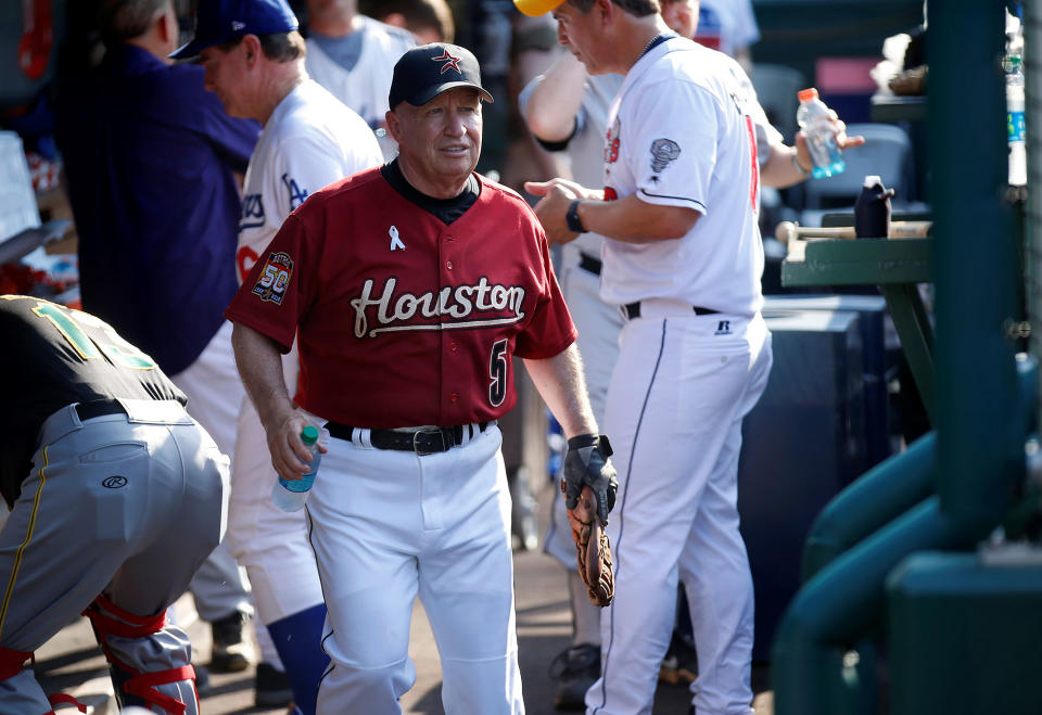 <p>Kevin Brady (R-TX), Chairman of the House Ways and Means Committee, takes the field before the Democrats and Republicans face off in the annual Congressional Baseball Game at Nationals Park in Washington, June 15, 2017. (Photo: Joshua Roberts/Reuters) </p>