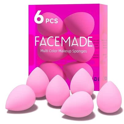 A six-pack of makeup sponges (65% off list price)