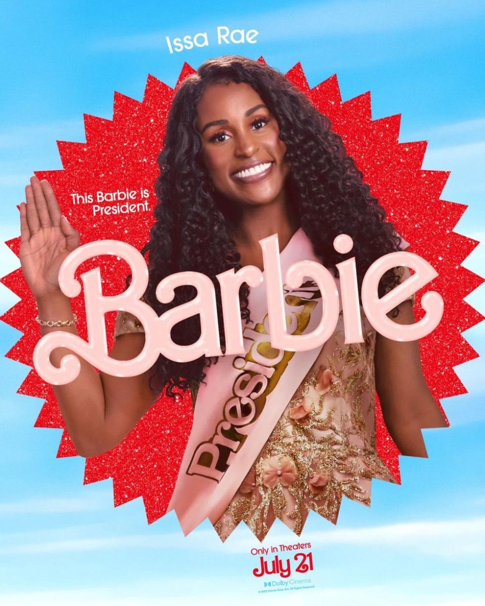 Issa Rae as "President Barbie"