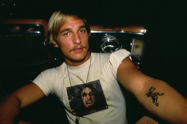 <p>Universal/Gramercy/Kobal/Shutterstock </p> Matthew McConaughey in Dazed and Confused