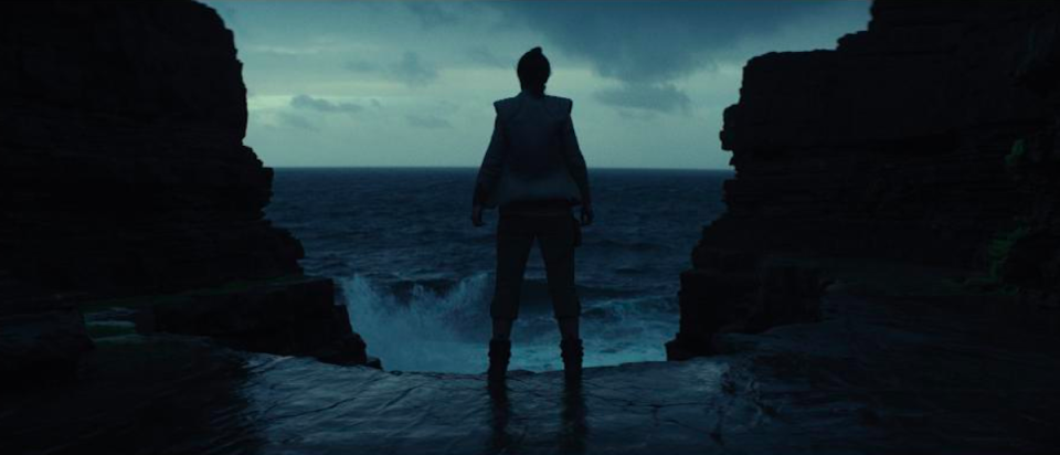 <p>Despite Luke’s words, Rey remains on the island, determined to learn from the Jedi master.<br>(Credit: Lucasfilm) </p>