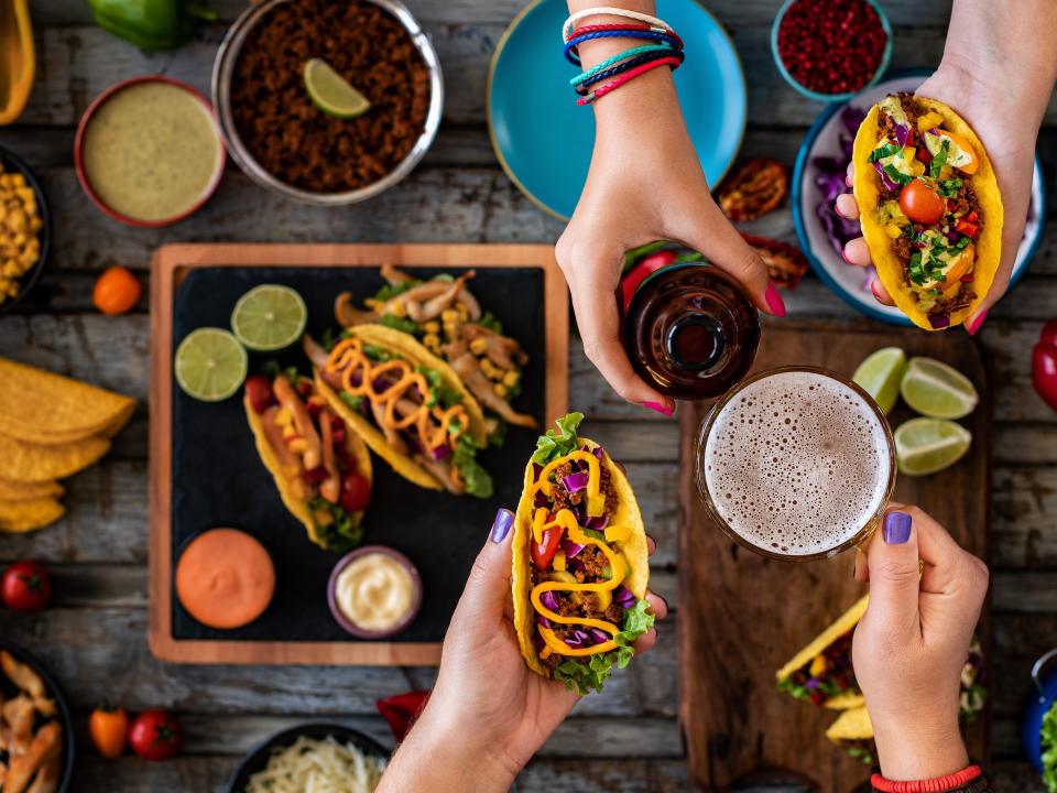 Taco bar.