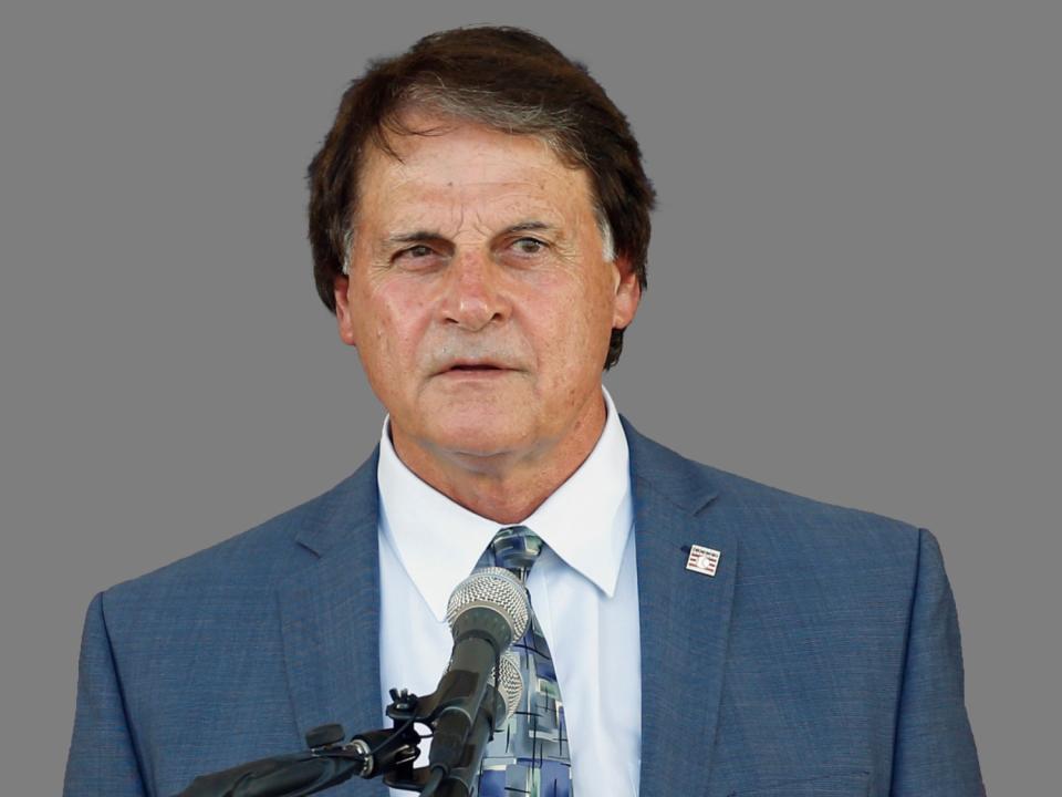 Today's Game committee member and Hall of Fame manager Tony La Russa colorfully and steadfastly defended Harold Baines' Hall of Fame election. (AP)