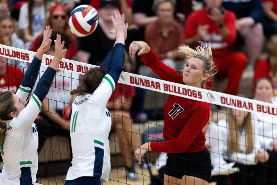 Dunbar’s Delaney Gash (17) was named MVP of the 11th Region Tournament. Jack Weaver