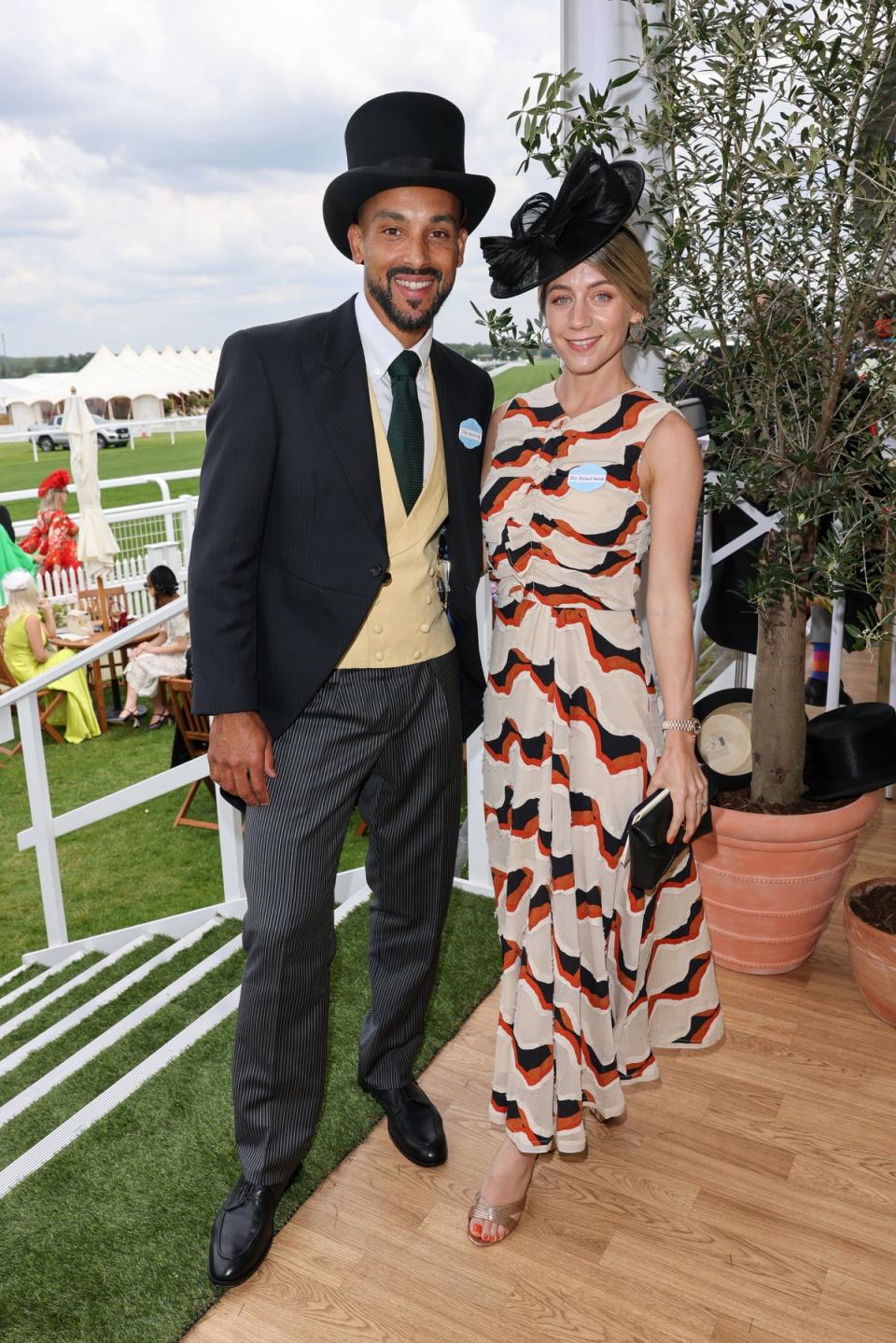 Theo and Melanie Walcott (Dave Benett/Getty Images for Asc)