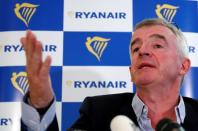 Ryanair CEO O'Leary holds news conference in Machelen near Brussels