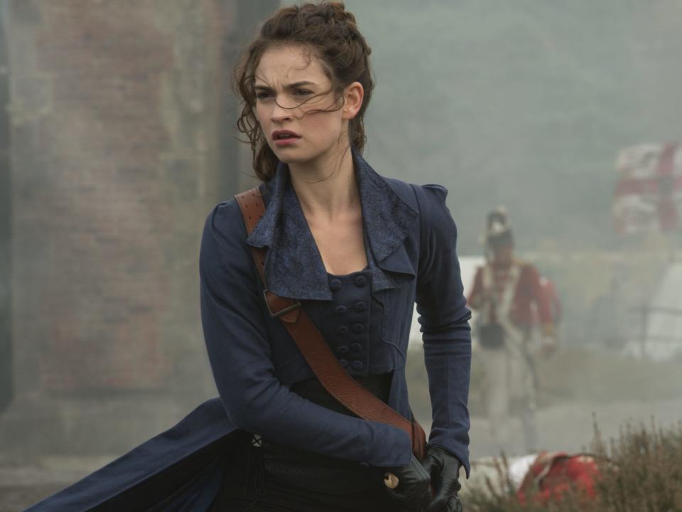 lily james pride and prejudice and zombies