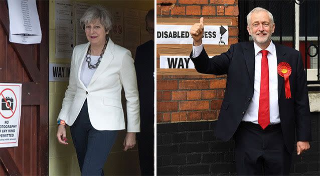 The two candidates have already voted. Source: Getty Images