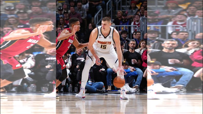 Jokic (Nikola Jokic) hit the triple-triple for the 84th time in his career, ranked sixth in history, and also set a career-high 26 consecutive games with a 50% field goal percentage.  (Image/summary from Nugget Twitter)