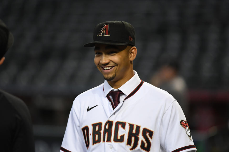 Jordan Lawlar。(Photo by Norm Hall/Getty Images)