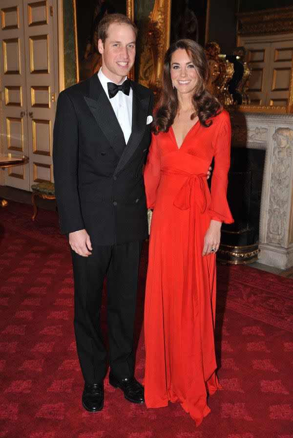 <p>In a Beulah London dress for the 100 Women in Hedge Funds Gala at the St. James Palace in London</p>