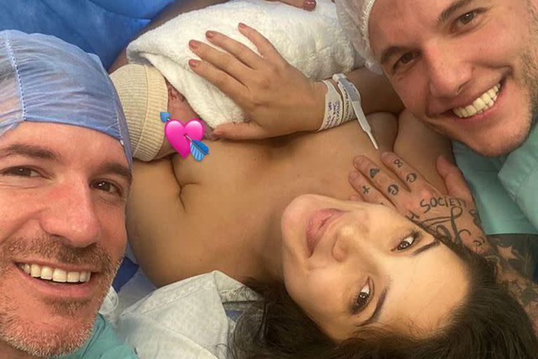 Melody Luz y Alexander Caniggia fueron padres de una niña a la que llamaron Venezia