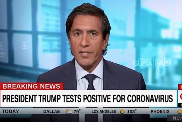 CNN's Dr. Sanjay Gupta puts Trump's odds of surviving COVID-19 at