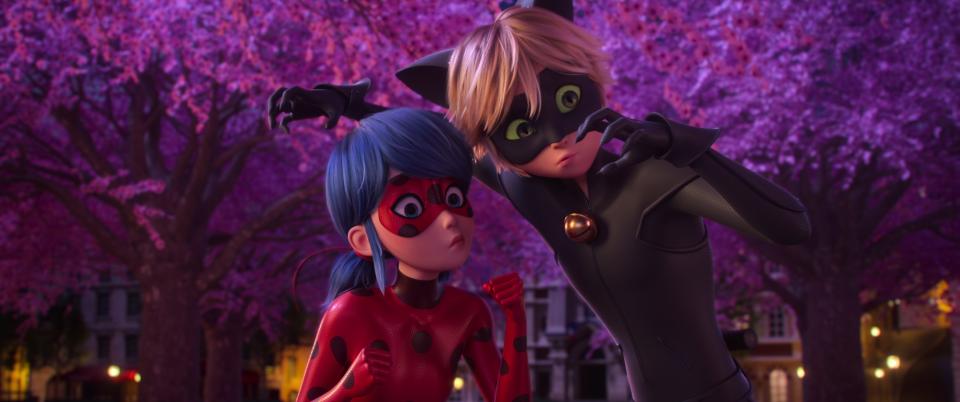 A pair of teen superheroes team up to save Paris from a new villain in "Miraculous: Ladybug & Cat Noir, the Movie."