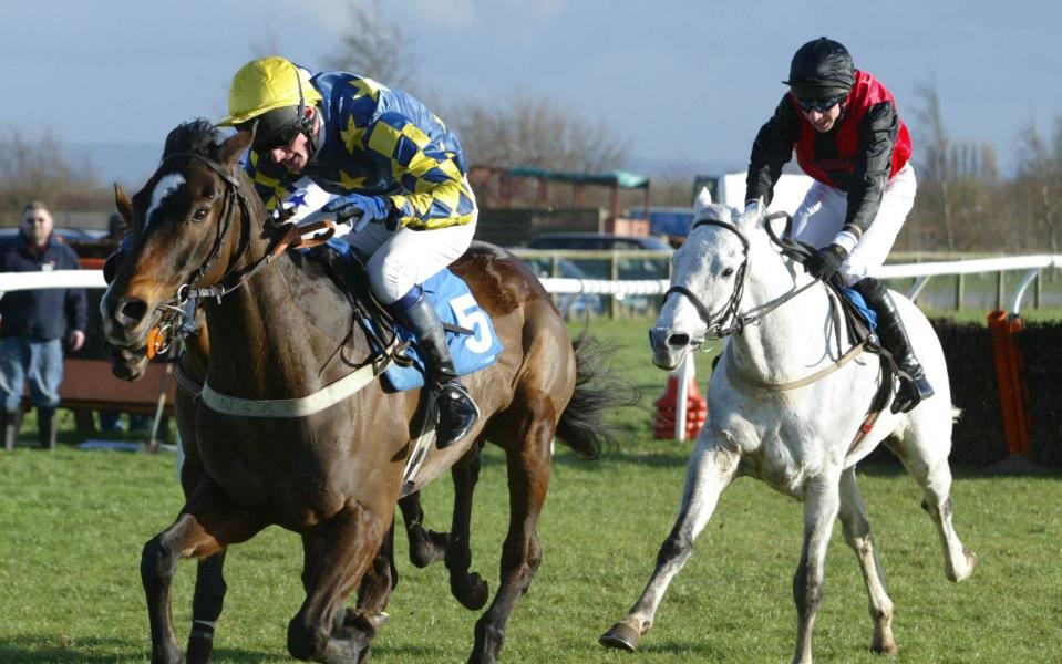 Catterick 1...Al Mabrook ridden by jockey Gareth Thomas (left) wins the 'Dinsdale Conditional Jockey's Selling Handicap Hurdle' at Catterick - Marlborough racing tips and best bets for Thursday, July 2 - PA