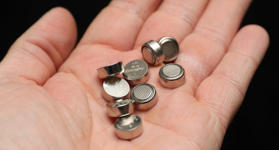 Families are being urged to be aware of the potentially fatal dangers of button batteries. Source: Andrew Matthews/PA Wire via AAP