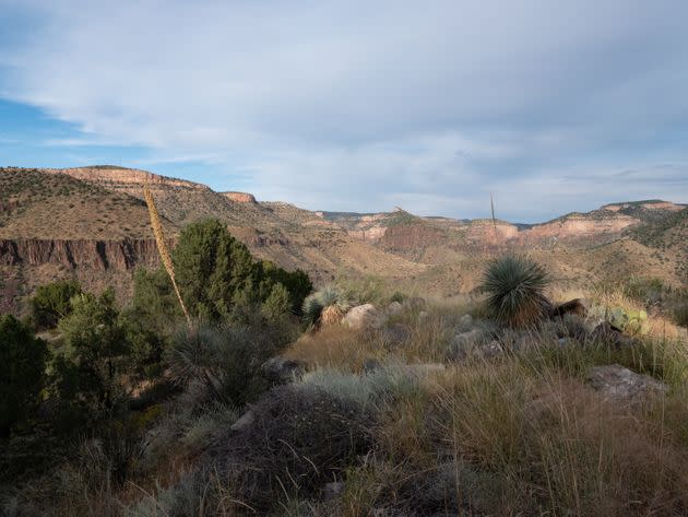 Looking out over the Salt River Canyon on the White Mountain Apache Reservation. (Photo: Molly Peters for HuffPost)