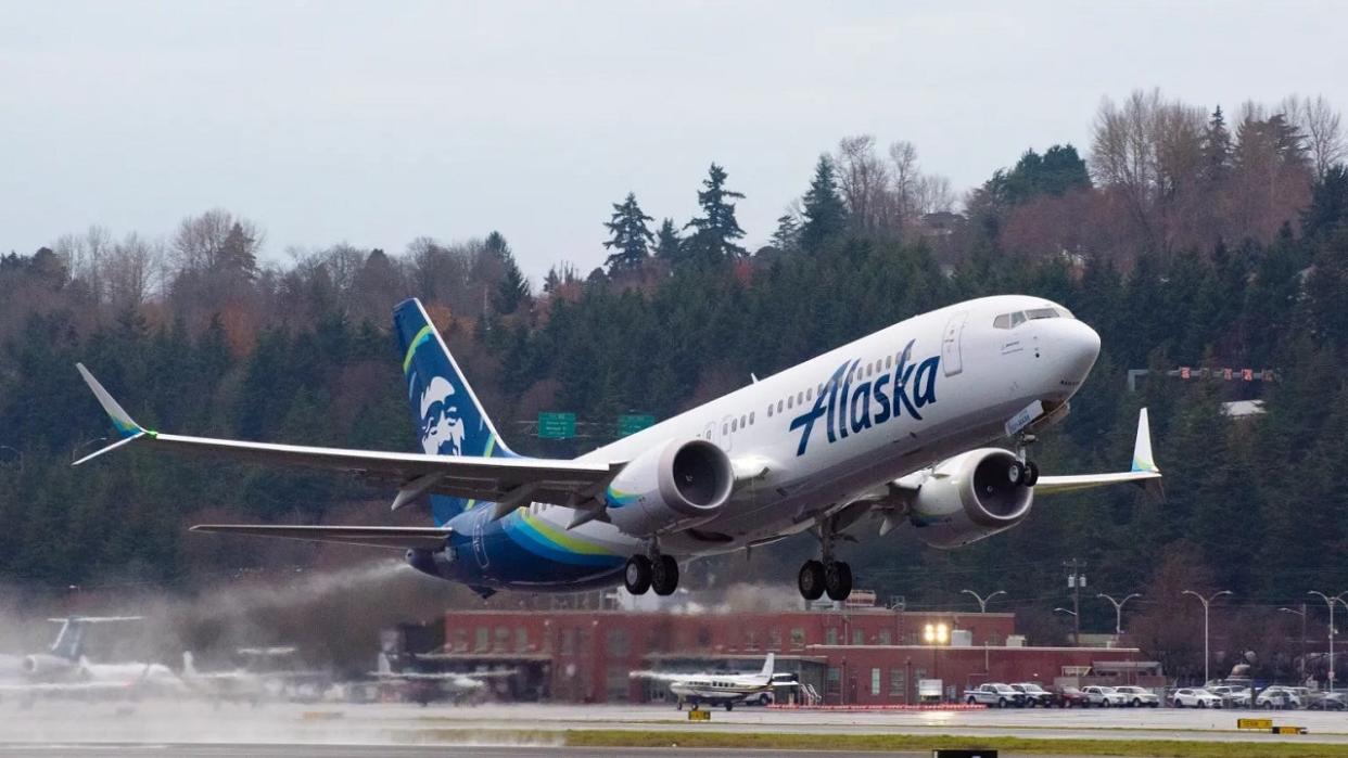 <div>Alaska Airlines Boeing 737-8</div> <strong>(Alaska Airlines)</strong>