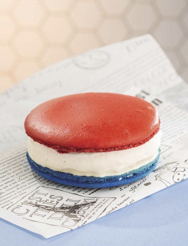 The recipe for the Macaron Ice Cream Sandwich served at Epcot is included in "The Unofficial Disney Parks EPCOT Cookbook" by Ashley Craft.